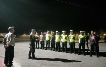 Patroli Malam Polres Buton Utara, Knalpot Brong Jadi Perhatian